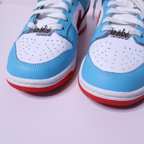 NIKE Dunk Low Unlocked by You Custom Red White Blue Low Cut Casual Men's 7 - Picture 3 of 10